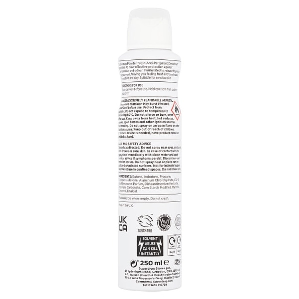 Supedrug Womens 48Hr Apd Sensitive 250Ml