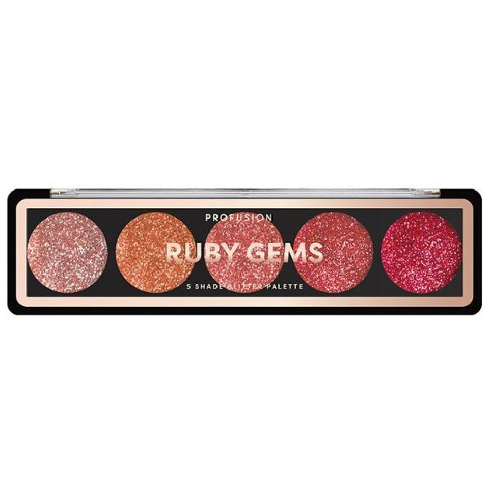 Profusion Cosmetics Glitter Gems Glitter Palettes Ruby