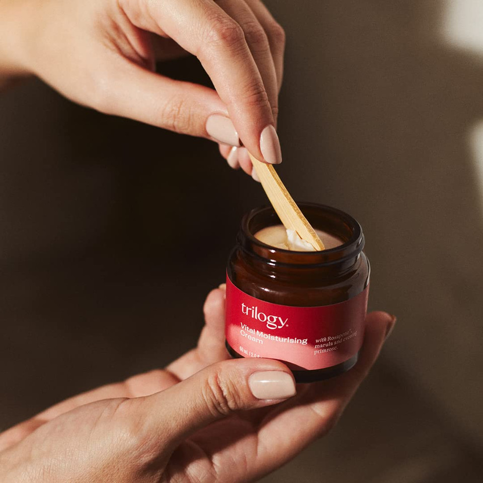 Trilogy Vital Moisturizing Cream - Intensely Hydrating Daily Face Cream With Marula And Evening Primrose Oils, 2.0 Fl Oz (60 Ml)