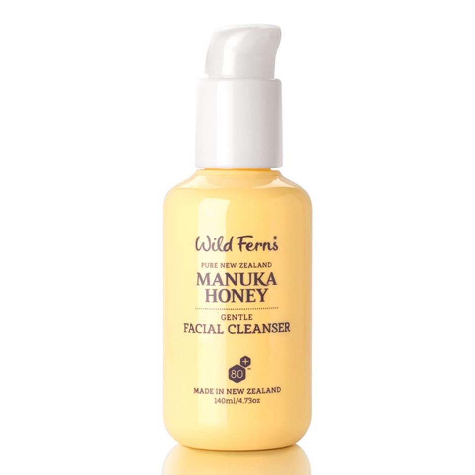 Wild Ferns Manuka Honey Gentle Facial Cleanser, 96% Natural, 140 Milliliters