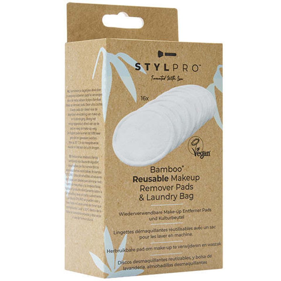 Stylpro Bamboo Reusable Makeup Pads (16)