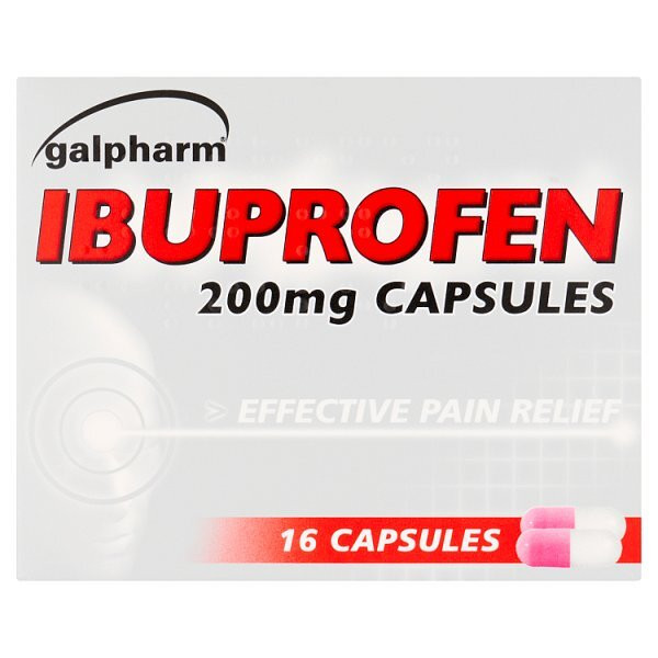 Ibuprofen Caplets 200Mg X 16