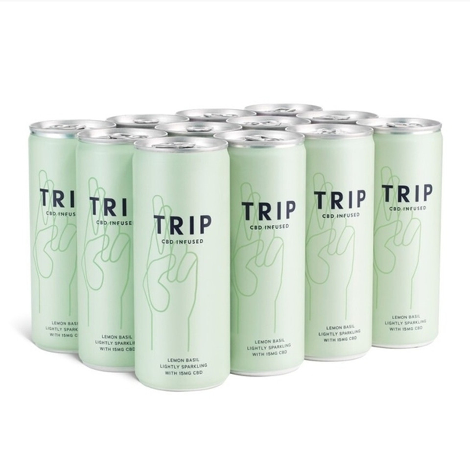 Trip Lemon Basil Cbd Drinks 12 X 250Ml