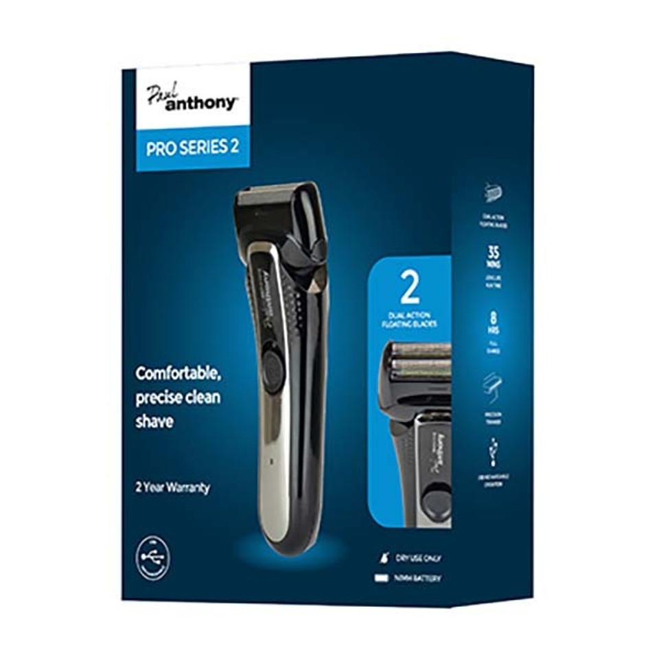 Paul Anthony 'Pro Series 2' Mens Usb Foil Shaver