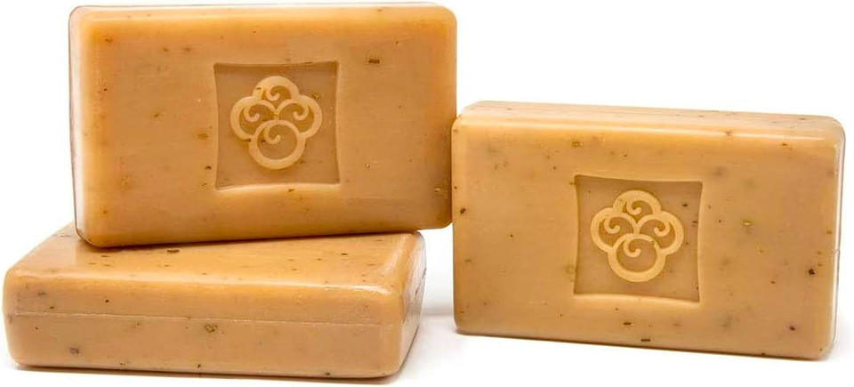 Sibu Sea Buckthorn Soap, Cleansing Face & Body Bar With Citrus Scent (3-Pack)  Moisturizes Skin, Reduces Redness And Blemishes, And Calms Sensitive Skin
