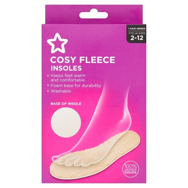 Fleecy Insoles 1 Pair