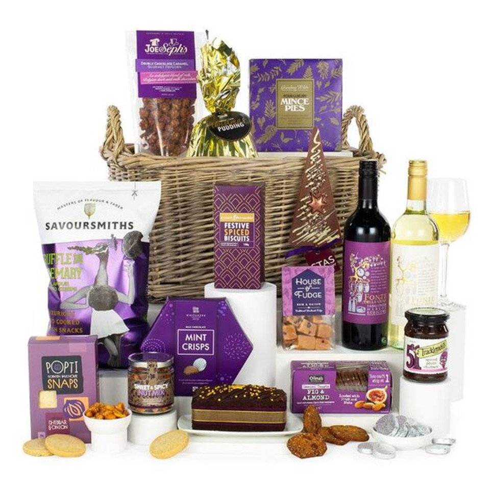 Virginia Hayward Taste Of Christmas Basket Hamper