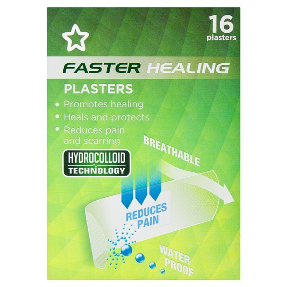 Faster Healing Hydrocolloid Waterproof Plasters 16