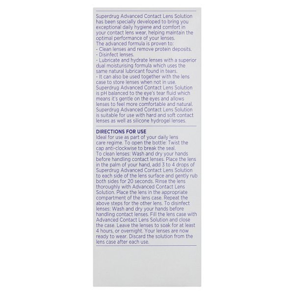 Advanced Contact Lens Solution 360Ml