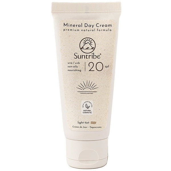 Suntribe 100% Organic Vegan Day Cream Spf 20 40Ml