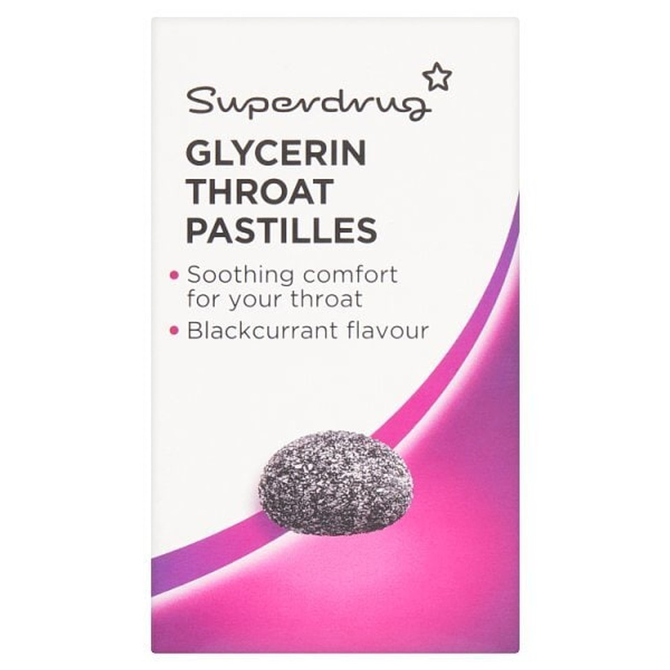Blackcurrant Glycerine Throat Sweets 45G
