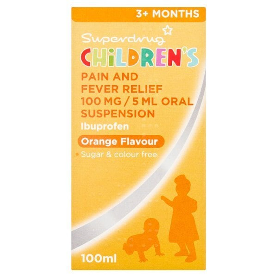Children'S Pain And Fever Relief 100Mg/5Ml