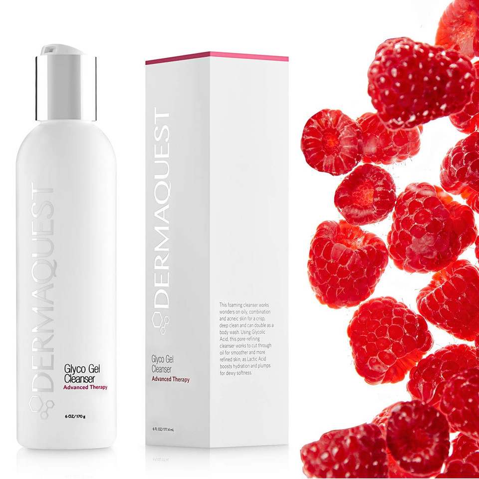 Dermaquest Advanced Therapy Foaming Glyco Gel Based Cleanser With 15% Glycolic Acid & Lactic Acid - Deep Cleansing Daily Face Wash For Oily Skin And Papular Acne (6 Oz)