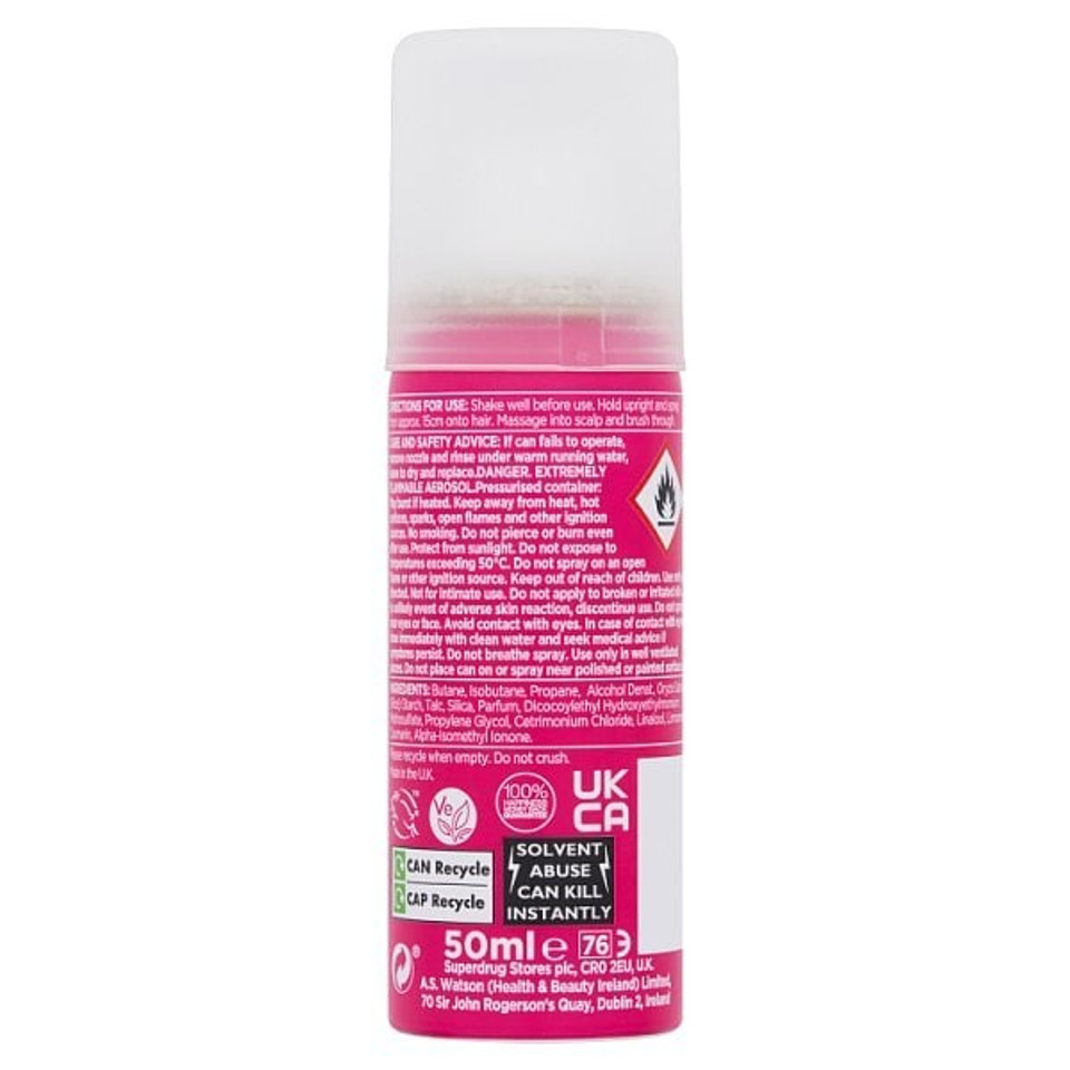 Travel Size Dry Shampoo Volume 50Ml