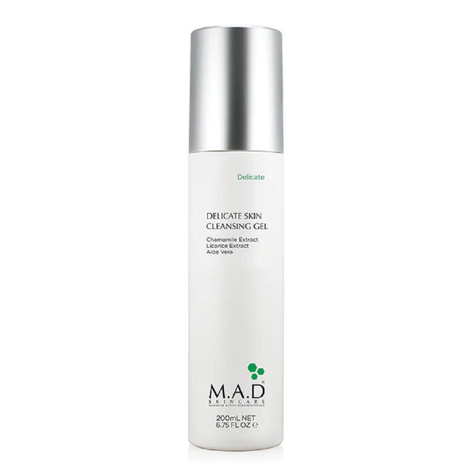M.A.D Skincare Delicate Skin Cleansing Gel - Extra Gentle 6.75 Oz