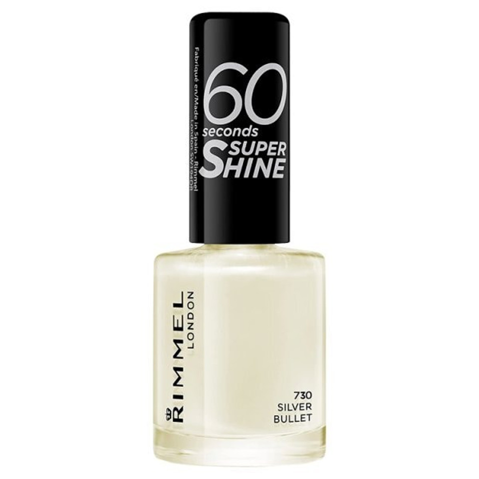 Rimmel Nail Polish 60 Second Silver Bullet 8Ml