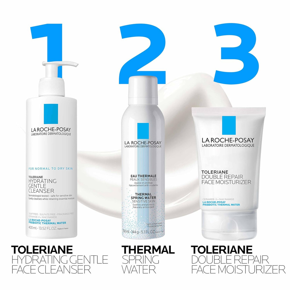 La Roche-Posay Toleriane Double Repair Moisturizer, 2.5 Fl. Oz., Cream