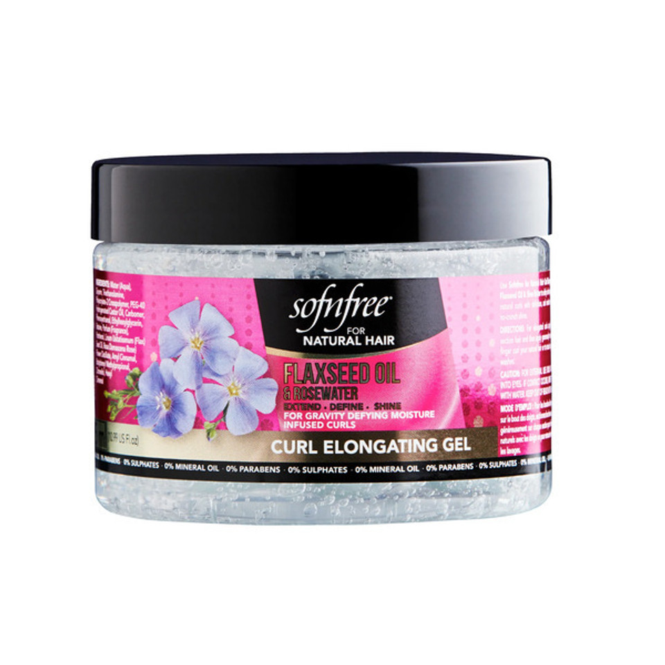 Snf Naturals Flaxseed Oil & Rosewater Curl Elongating Gel