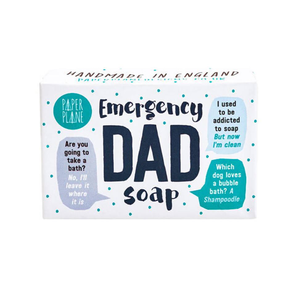 Paper Plane Emergency Dad Soap Bar 95G