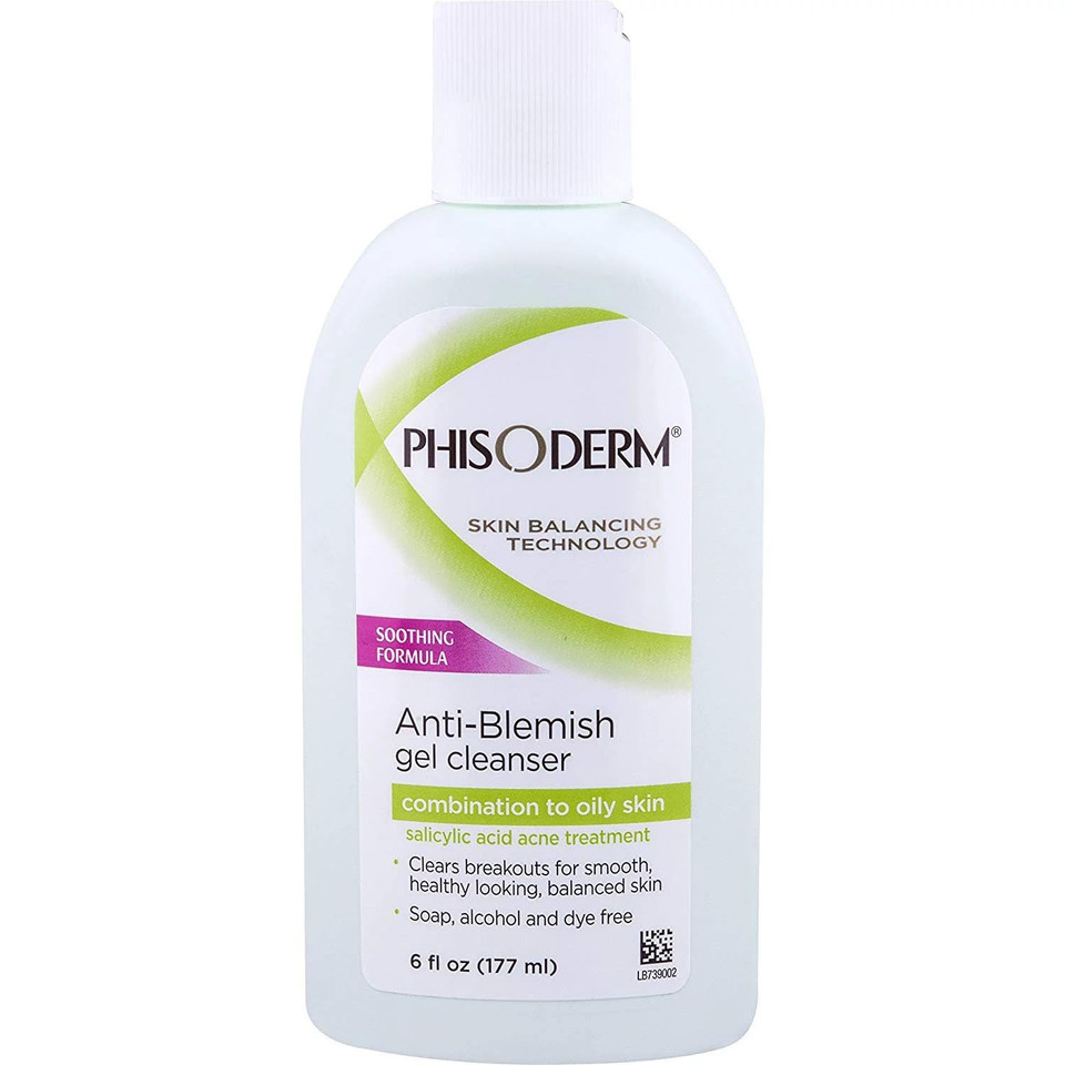 Phisoderm Anti-Blemish Gel Cleanser 6 Oz