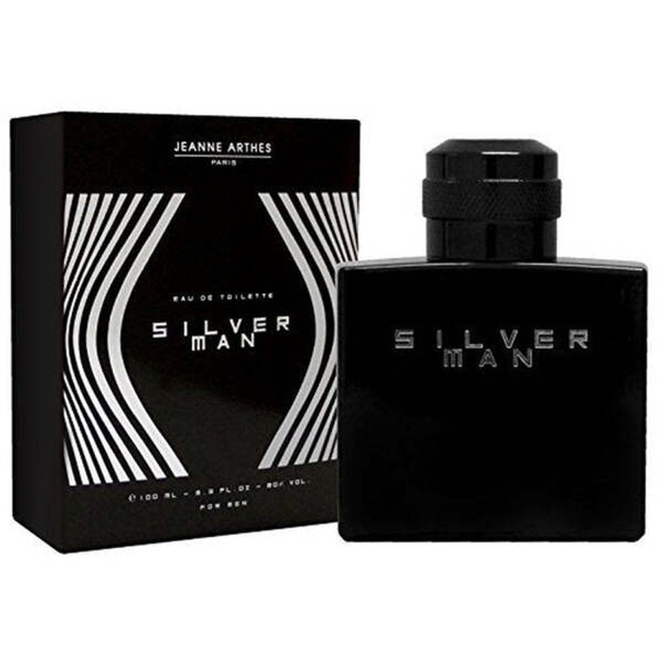 Jeanne Arthes Silver Man Eau De Toilette 100Ml Spray
