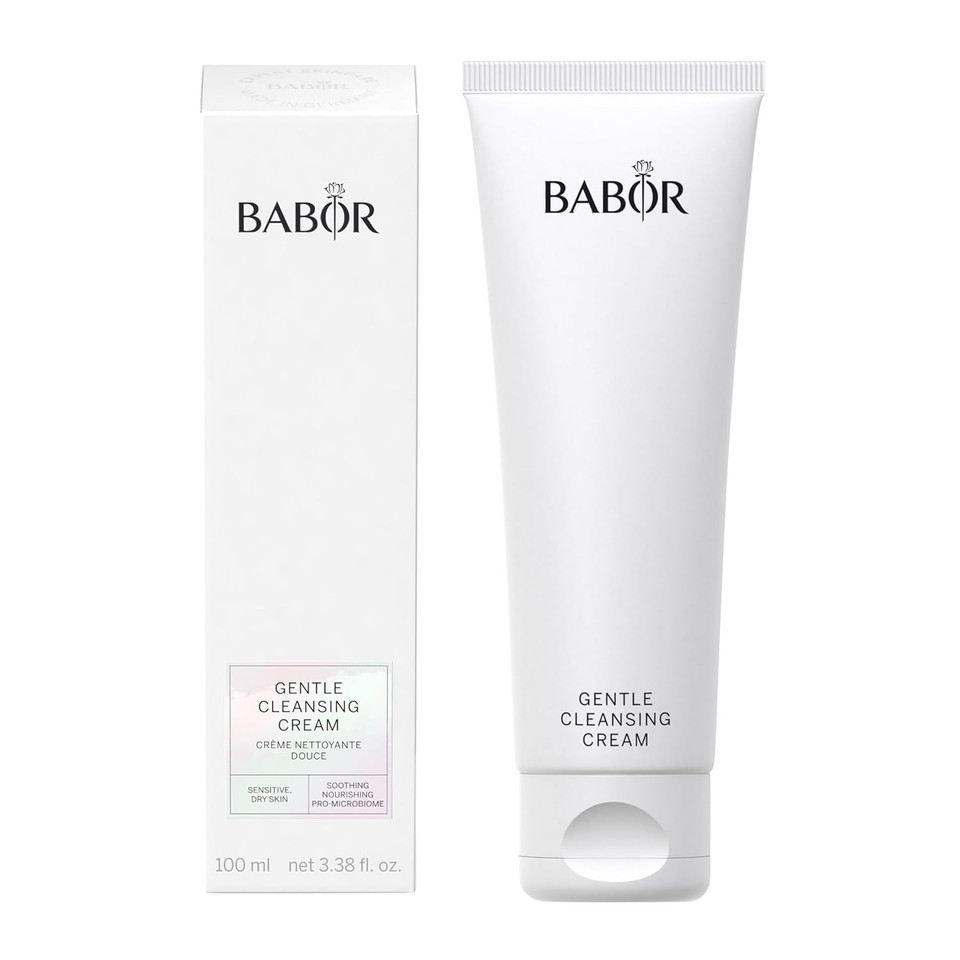 Babor Gentle Cleansing Cream For Dry And Sensitive Skin, Especially Mild, Skin-Friendly And Creamy Cleansing Lotion, Vegan Formula, Gentle Cleansing Milk, 1 X 200 Ml