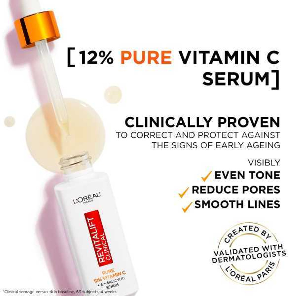 Lorã©Al Paris Revitalift Clinical 12% Pure Vitamin C Serum 30Ml