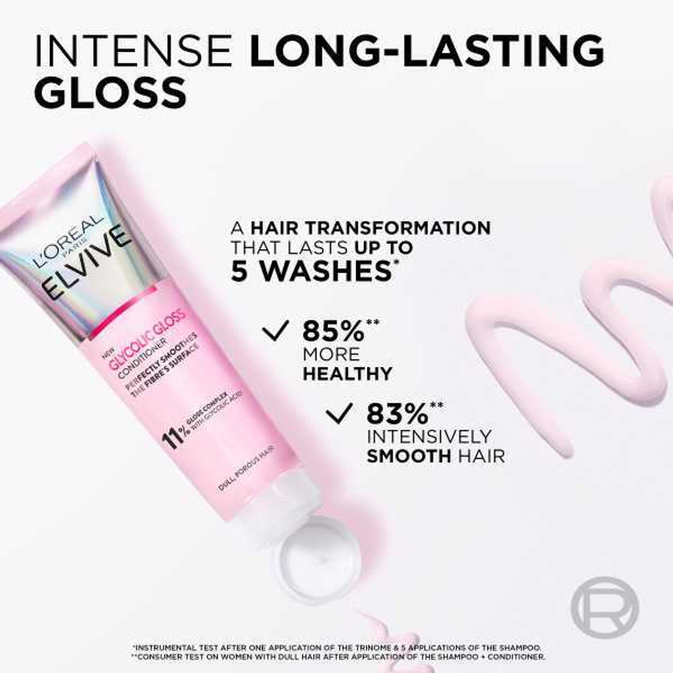L'Orã©Al Paris Elvive Glycolic Gloss Conditioner 150Ml