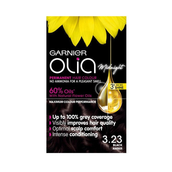 Garnier Olia 3.23 Black Amber Permanent Hair Dye