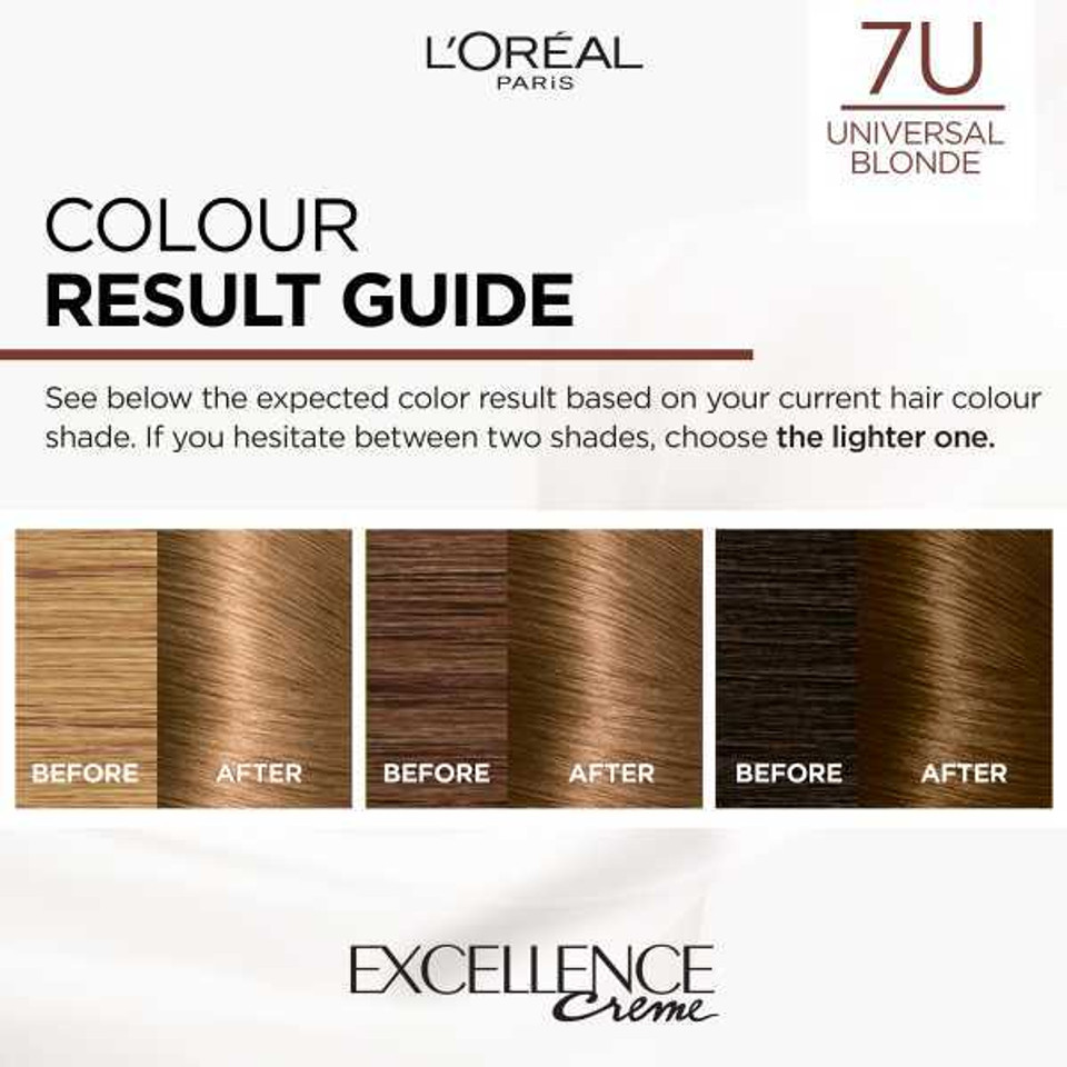 Excellence Crã¨Me Universal Nudes 7U Blonde Hair Dye