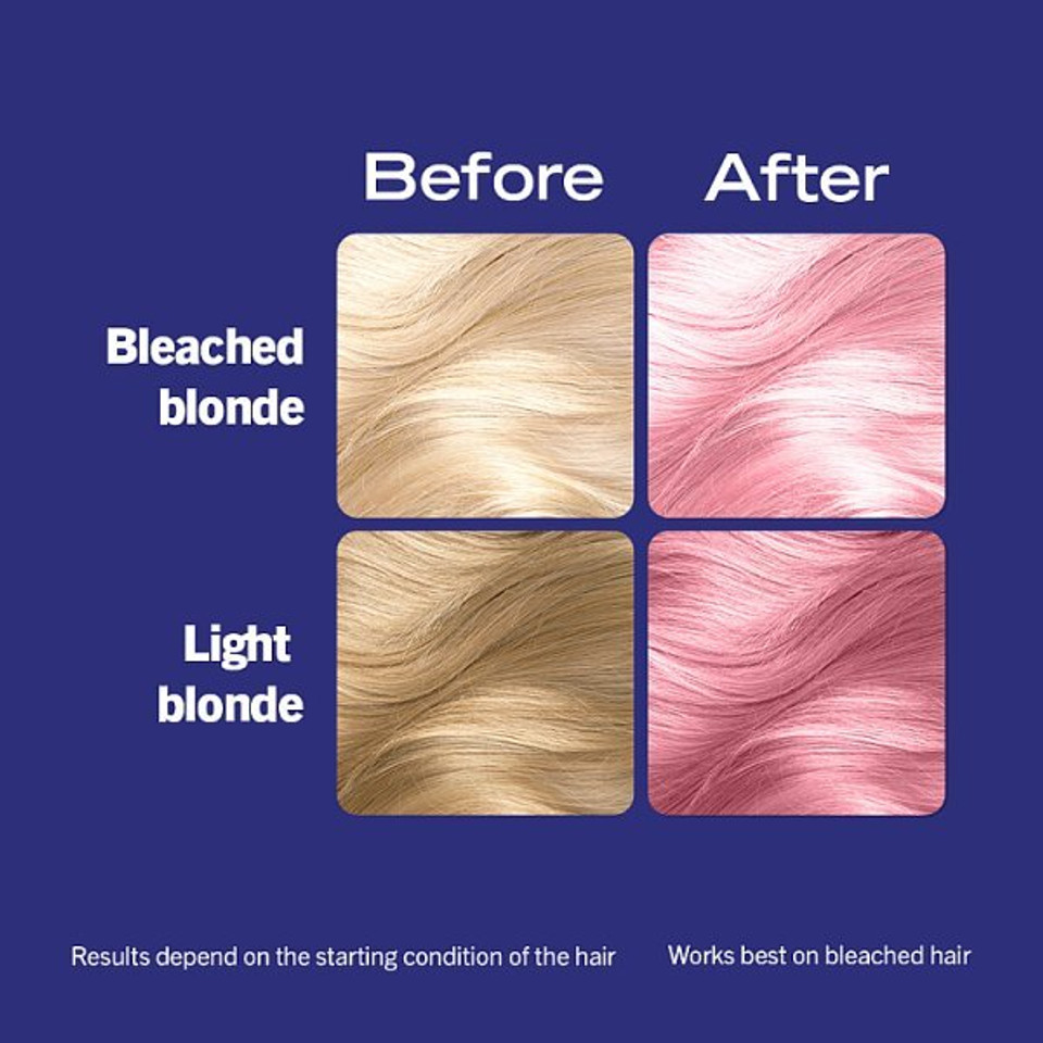 Live Pretty Pastels Semi-Permanent Pink Hair Dye Rose Gold