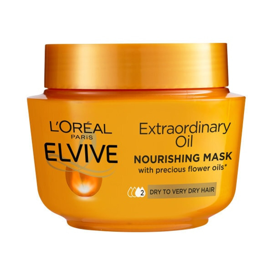 L'Orã©Al Paris Elvive Extraordinary Oil Masque Pot 300Ml