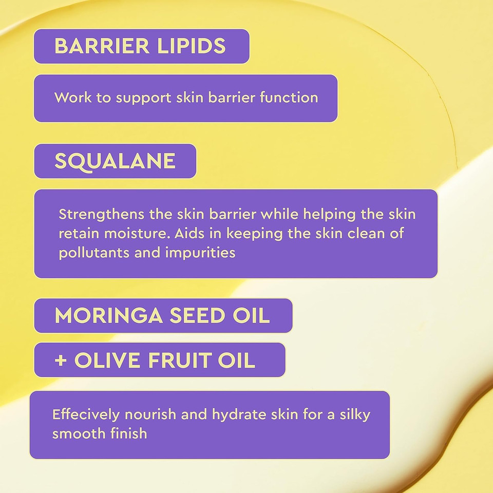 Byoma Milky Oil Cleanser - Hydrating Facial Cleanser For Skin Barrier Repair - Tri-Ceramide Face Wash For Sensitive Skin & All Skin Types - Deeply Hydrated Skin, No Oily Residue - 3.38 Fl Oz