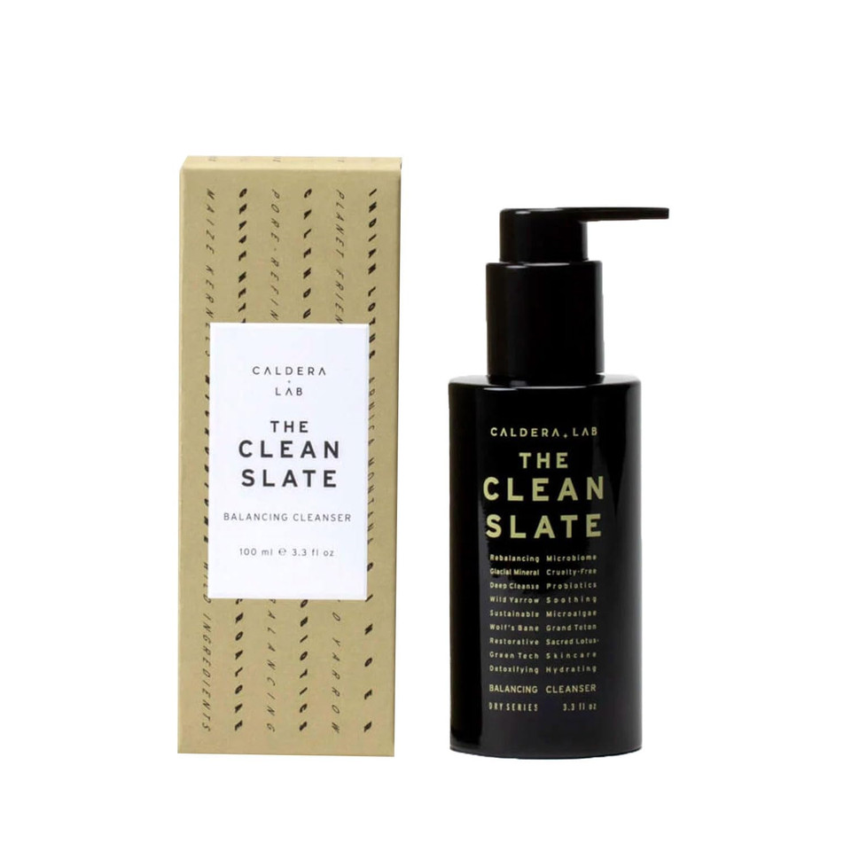 Caldera + Lab The Clean Slate | Men'S Organic Foaming Facial Cleanser For Dry, Sensitive, & Normal Skin  Vegan, Natural & Antioxidant Packed Exfoliating Face Wash