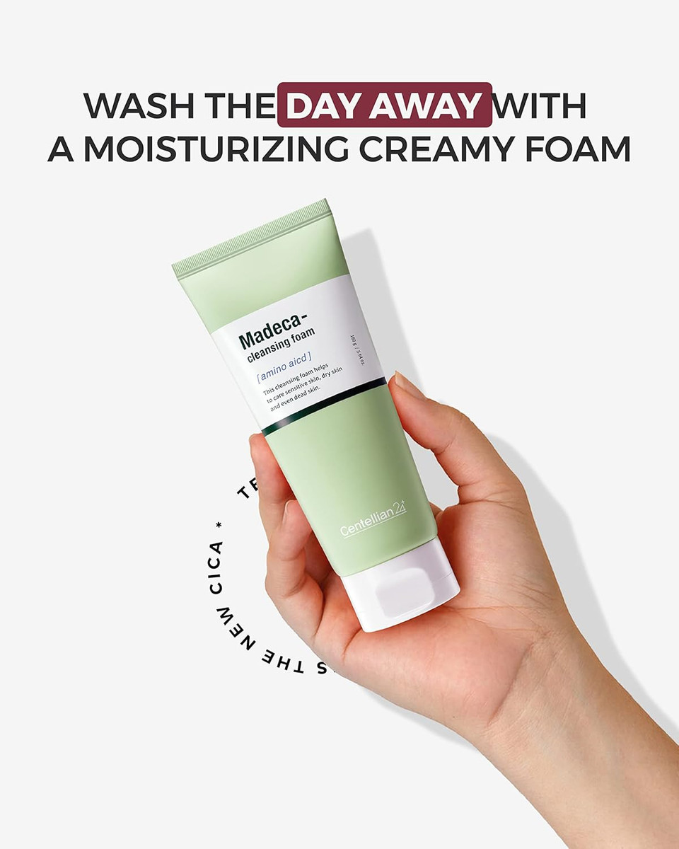 Centellian 24 Cleansing Foam With Centella Asiatica, Teca, Amino Acid - Korean Skin Care Hypoallergenic Face Wash - Gentle, Exfoliating Daily Cleanser (5.64 Oz) By Dongkook Pharmaceutical Centellian 24 Cleansing Foam With Centella Asiatica, Teca, Amino Acid - Korean Skin Care Hypoallergenic Face Wash - Gentle, Exfoliating Daily Cleanser (5.64 Oz) By Dongkook Pharmaceutical