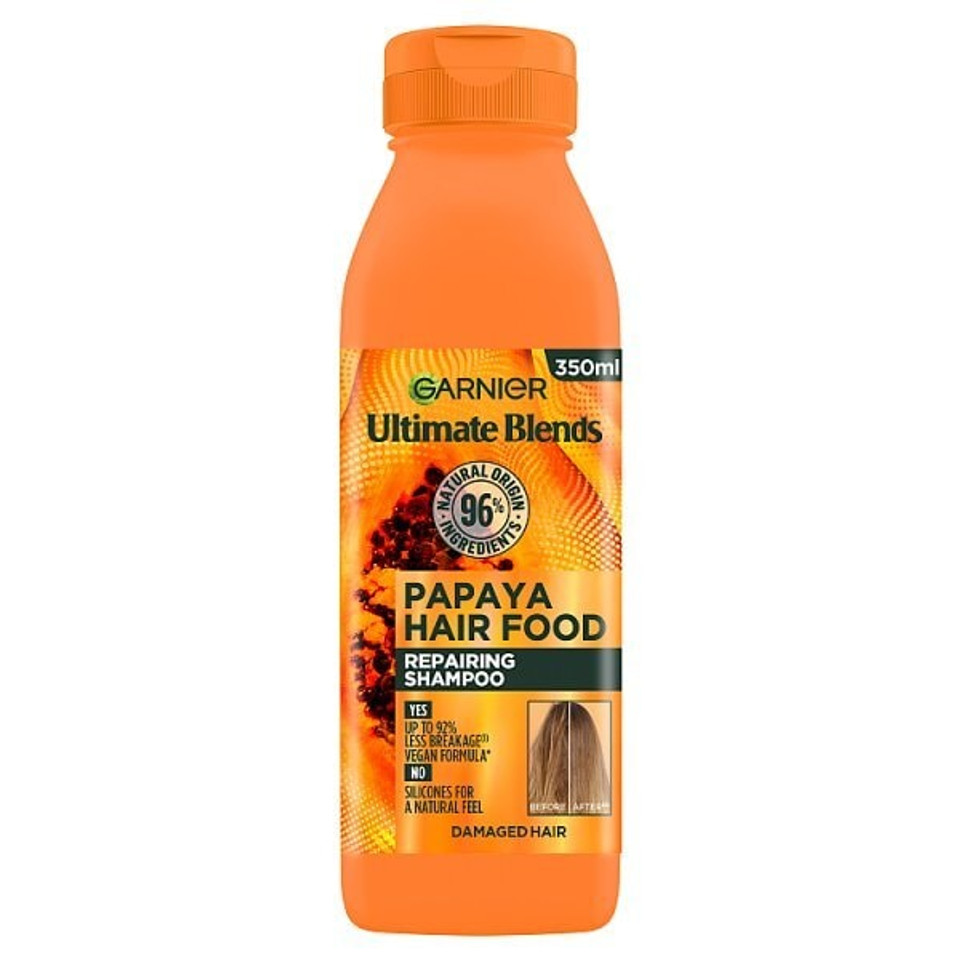 Garnier Ultimate Blends Hair Food Papaya Shampoo 350Ml