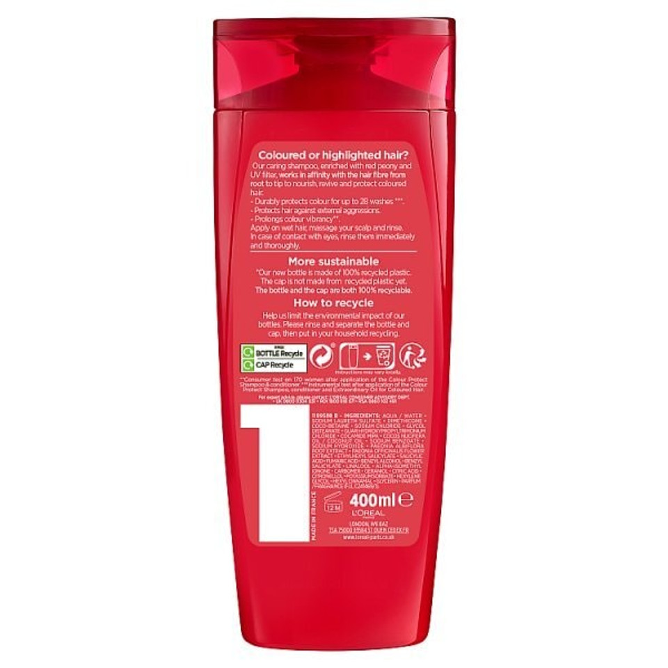 L'Orã©Al Paris Elvive Colour Protect Shampoo 400Ml