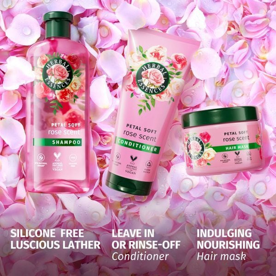 Herbal Essences  Rose Soft Bundle With Nourishing Mask