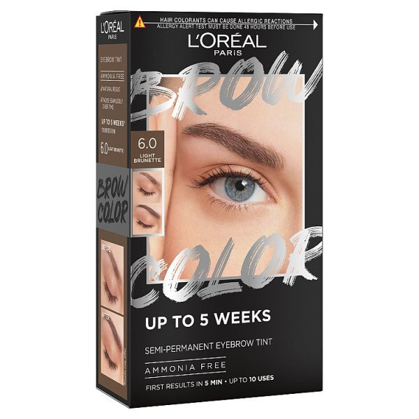 L'Oreal Paris Brow Color Semi-Permanent Tint 6 Lightbrunette