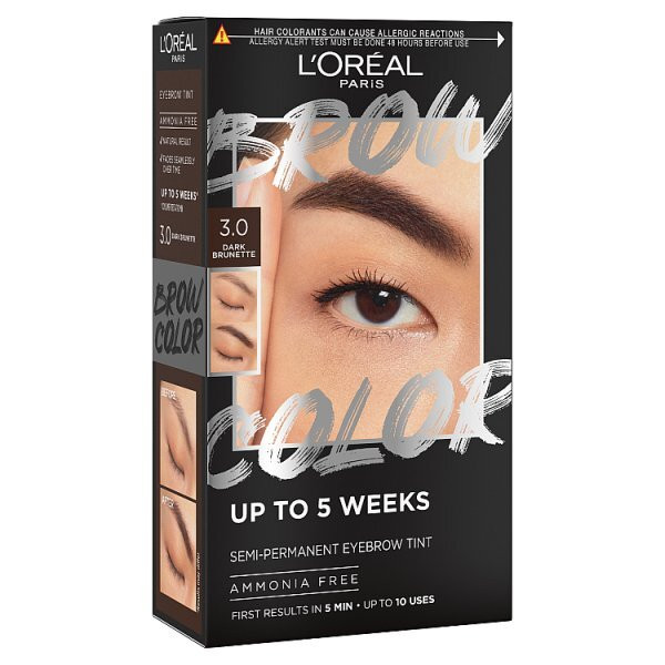 L'Oreal Paris Brow Color Semi-Permanent Tint 3 Dark Brunette