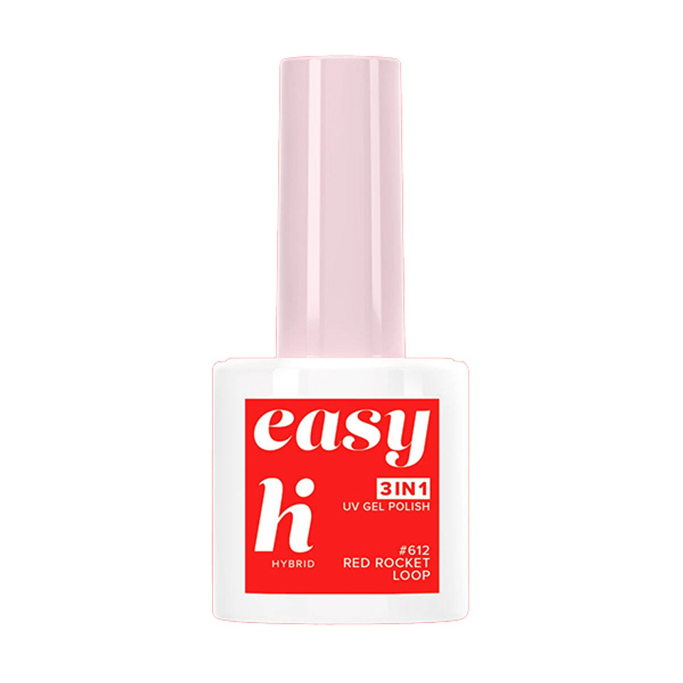 Hi Hybrid 612 Easy 3In1 Red Rocker Loop Uv Gel Polish 5Ml