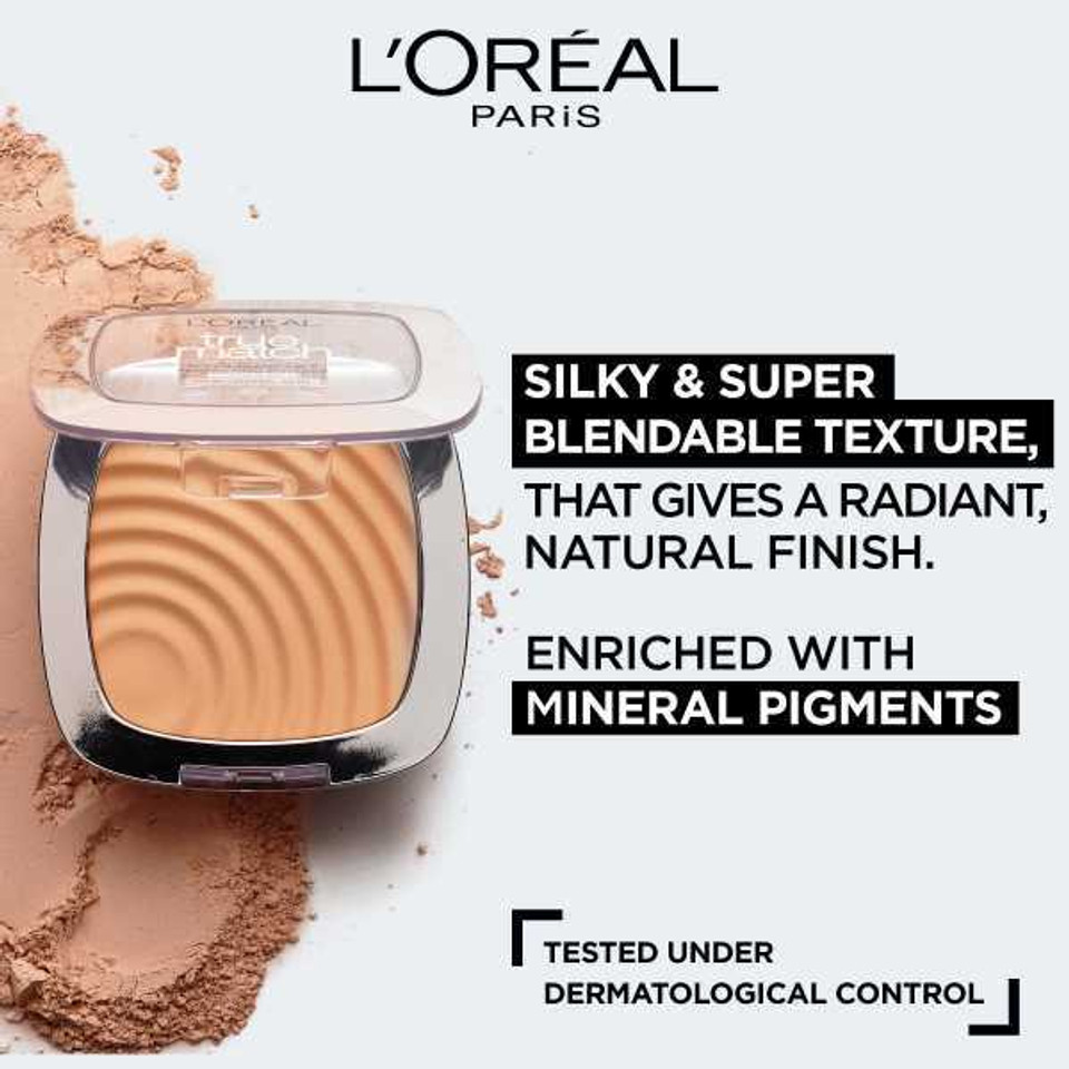 L'Oreal Paris True Match Powder Foundation 3.D/W Warm