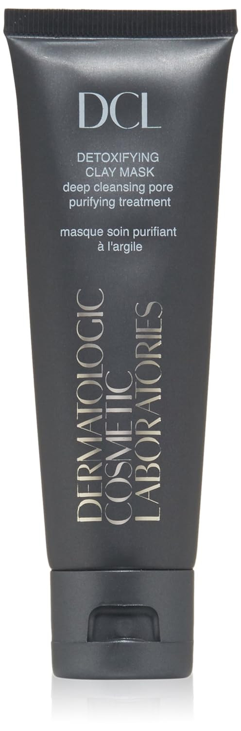 Dermatologic Cosmetic Laboratories Dcl Skincare Detoxifying Clay Mask Gently Exfoliates With Volcanic Ash To Treat Acne Breakouts And Loosens Blackheads, 1.7 Fl Oz