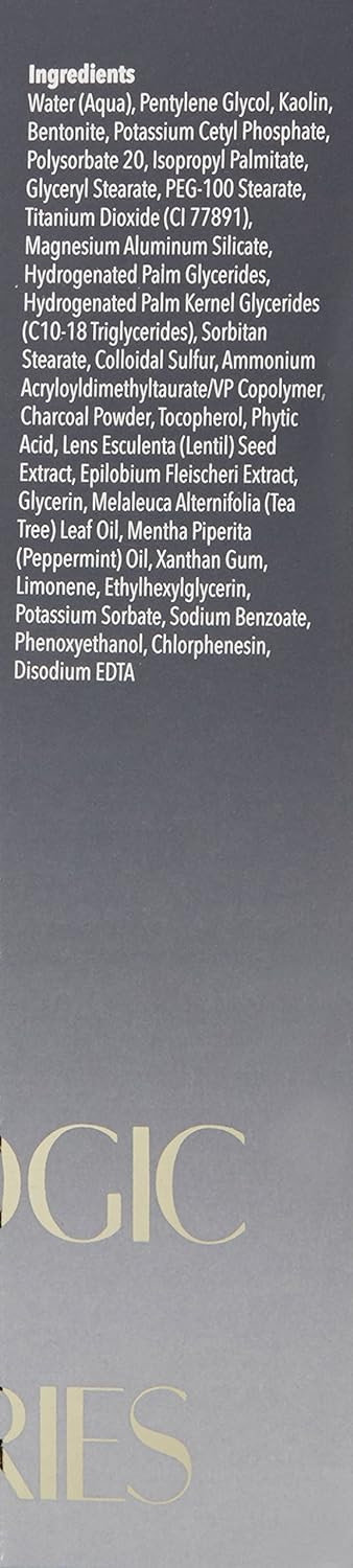 Dermatologic Cosmetic Laboratories Dcl Skincare Detoxifying Clay Mask Gently Exfoliates With Volcanic Ash To Treat Acne Breakouts And Loosens Blackheads, 1.7 Fl Oz