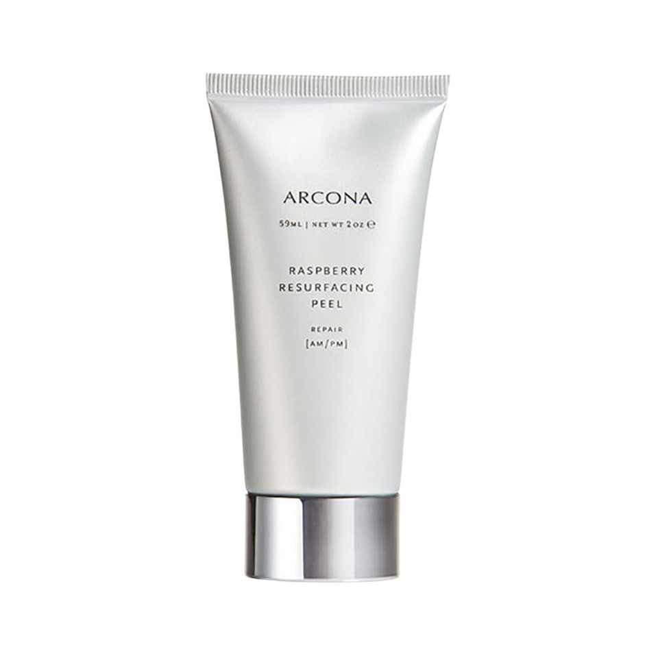 Arcona Raspberry Resurfacing Peel - Mango, Lactic Acid, Cranberry, Raspberry, Mandelic Acid - Exfoliates, Brightens, Decongests + Firms Skin - 2 Oz. Made In The Usa