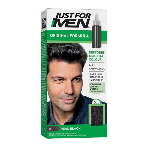 Just For Men Shampoo-In Haircolour Natural Real Black