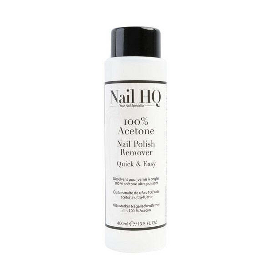 Nail Hq 100% Acetone Nail Polish Remover - 400Ml
