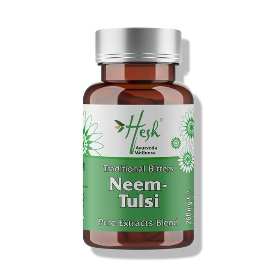 Hesh Neem & Tulsi Vegan Capsules 60Ct