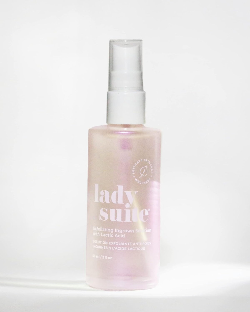 Lady Suite - Exfoliating Ingrown Spray With Lactic Acid | Clean, Non-Toxic, Intimate Skin Care (2 Fl Oz | 60 Ml)