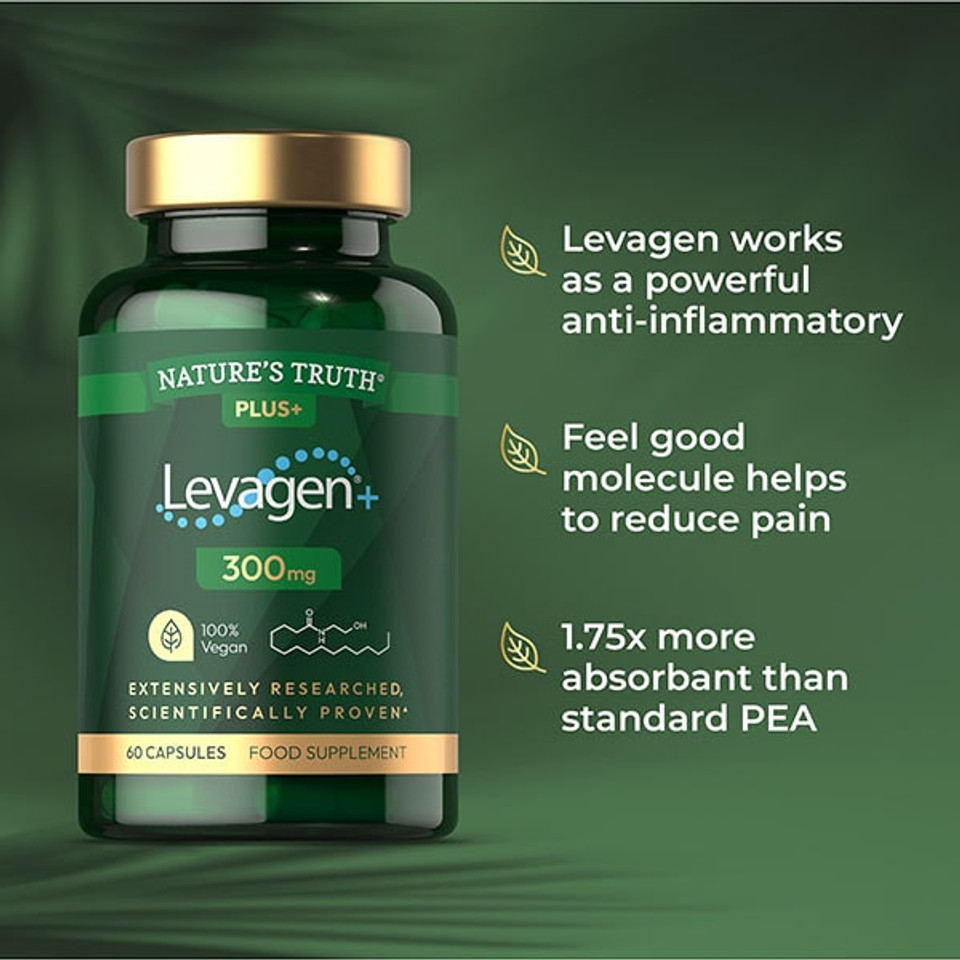 Levagen+ Helps The Body Produce Pain Relief, Naturally